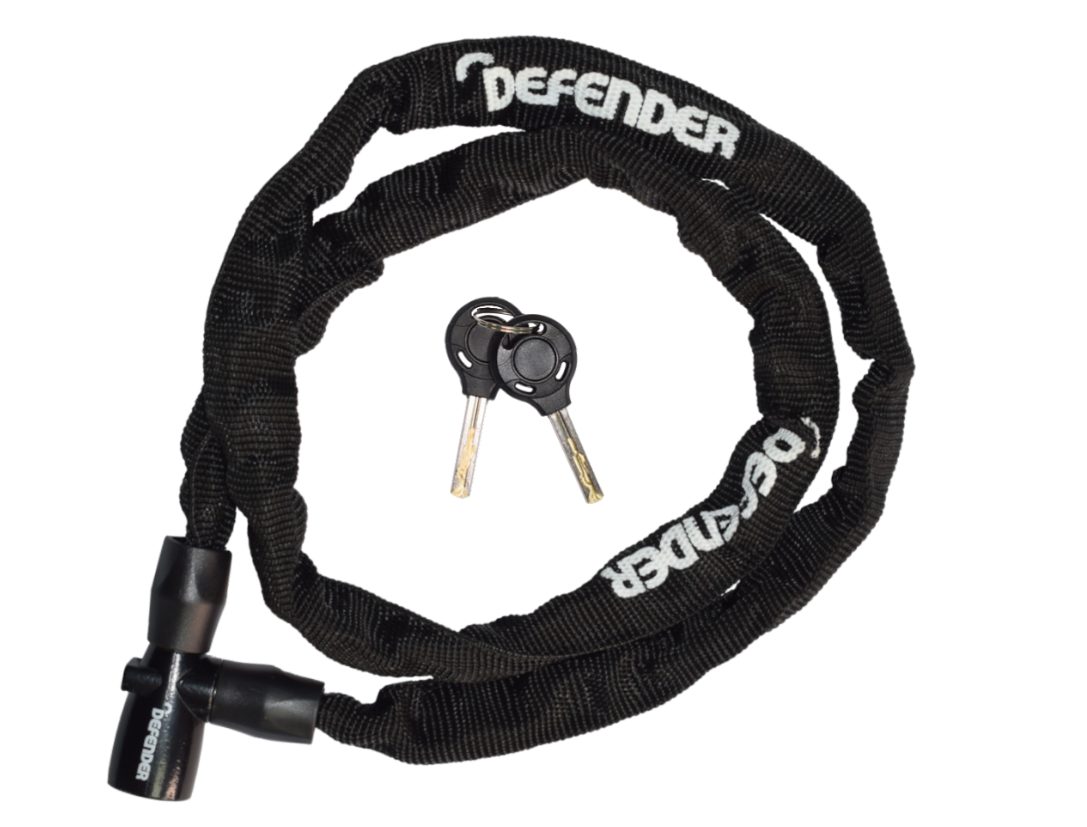 DEFENDER By Squire Cycle Chain Lock Key operated 3.5mm x 900mm