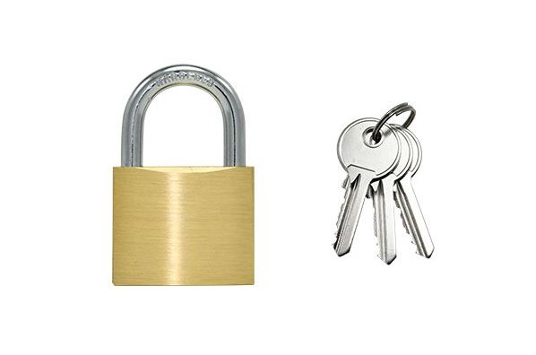 TSS 40mm Open Shackle Brass Padlock