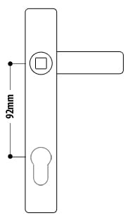 92mm Centres (Spindle to Cylinder)