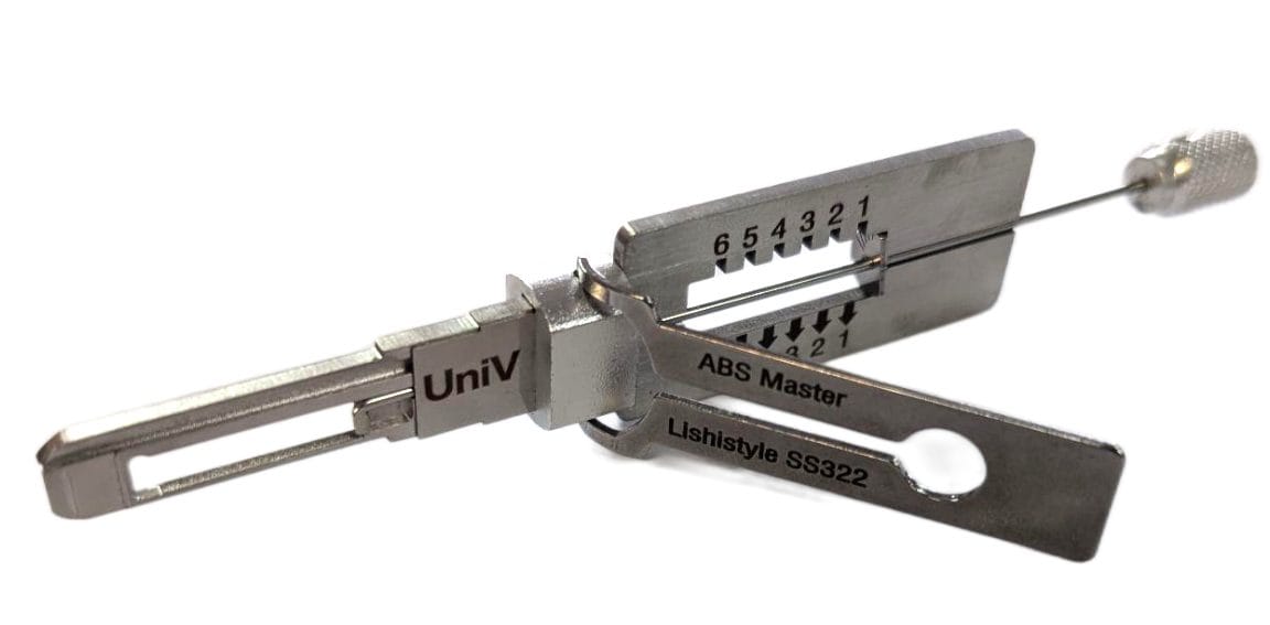 ABS Master Lishi-Style 2-in-1 6 Pin Dimple Cylinder Pick