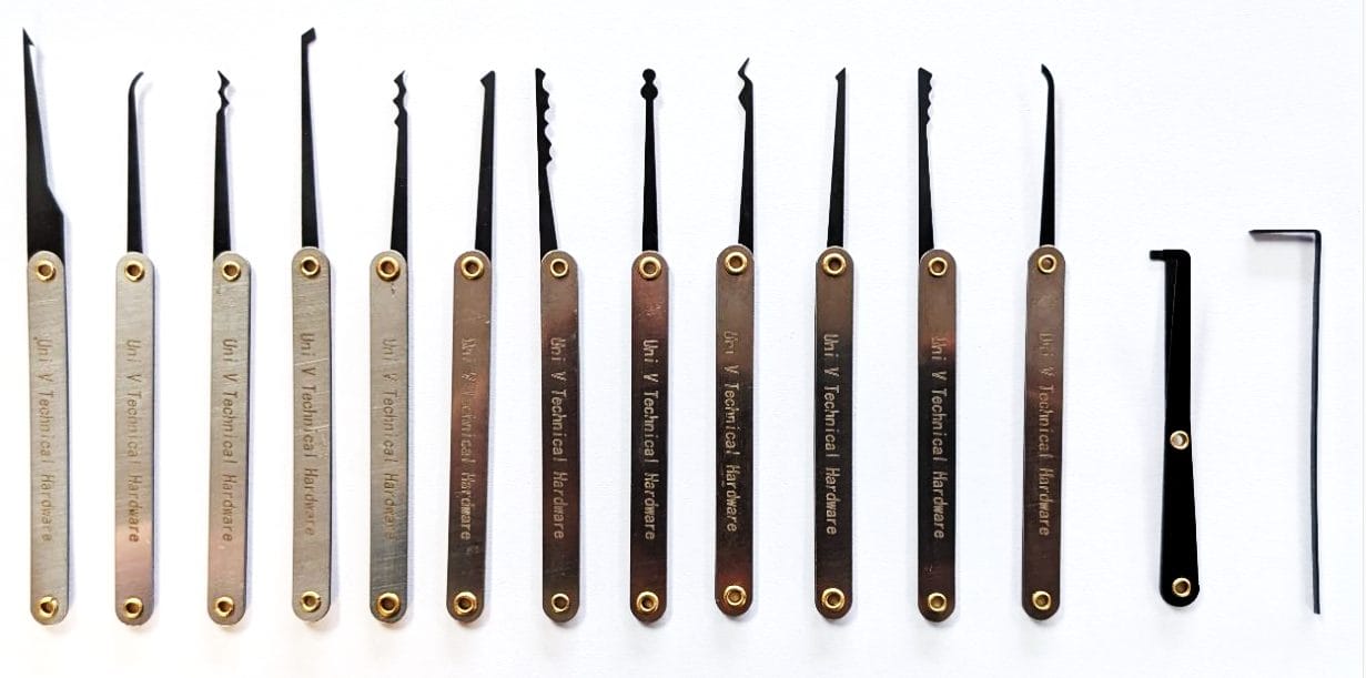 UNI-V 14 Piece Cylinder Pickset - Image 3