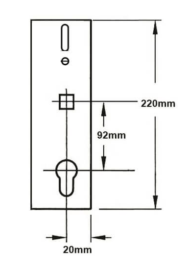ERA Genuine Slave Gearbox 35mm Backset - Image 2