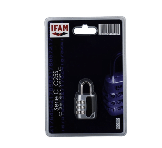 IFAM Combination Padlock 25MM