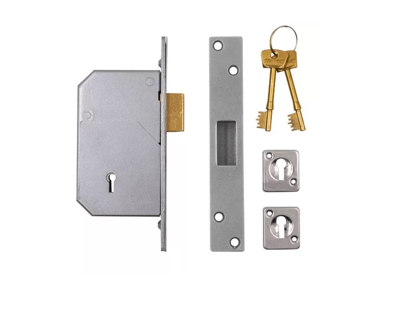 (Ex Chubb) Union 3G110 Non British Standard 5 Detainer Mortice Deadlock Satin