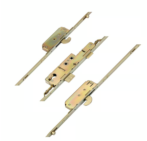 Avocet Latch Deadbolt 2 Hooks 2 Rollers (Old Brass Ver.)
