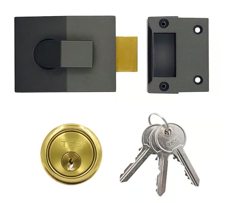 TSS 5 Pin Modern Deadbolt Rim Nightlatch