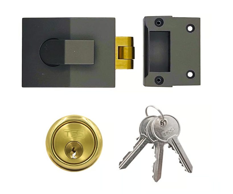 TSS 5 Pin Modern Rollerbolt Nightlatch 60mm