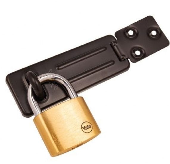 YALE Hasp & Staple Set (50mm Padlock)