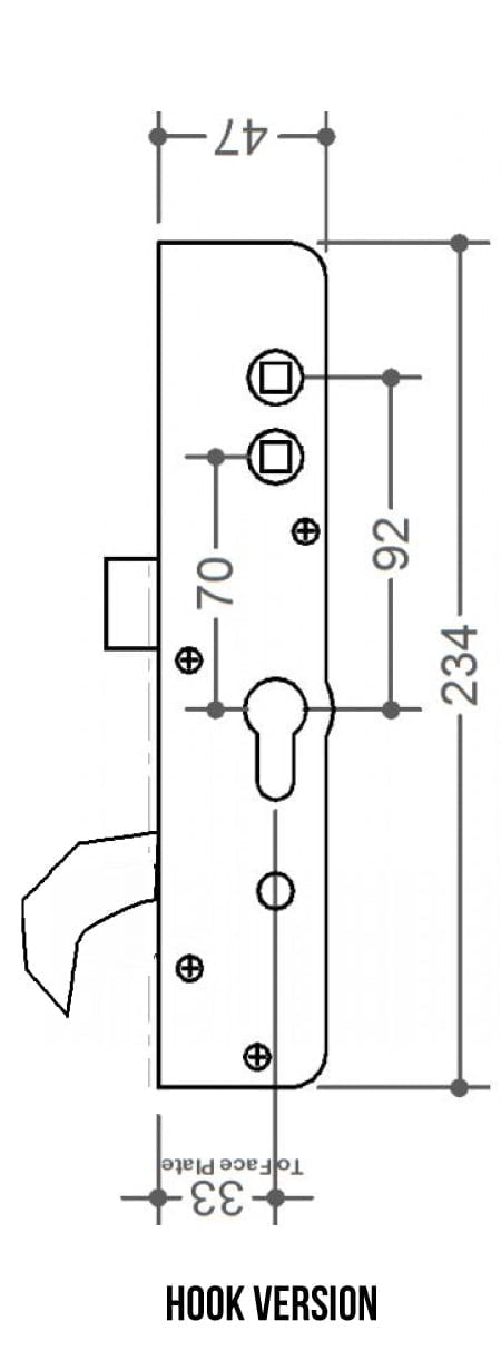 Cego Surelock / Bowater / Zenith / Staybright Centre Case - Image 3