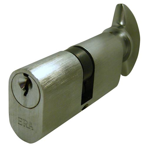 Oval Thumb Turn Cylinder 40-40 Satin