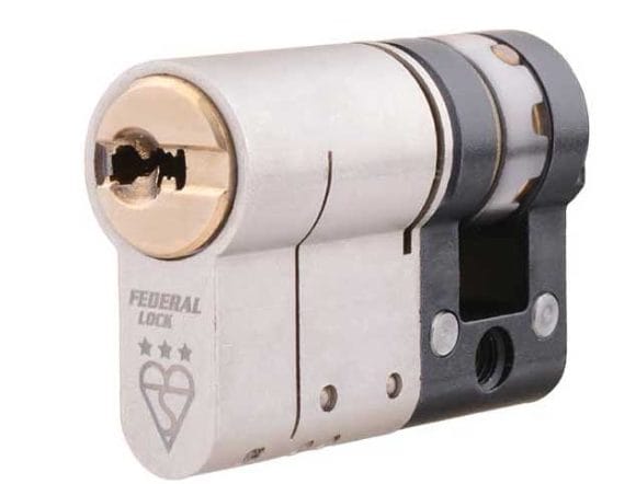 Federal Xtreme XBS 3* TS007 Euro Half Cylinder & Free Graphite Lubricant