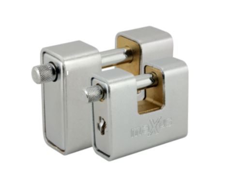 Maxus 80mm Armour Sliding Shackle Padlock