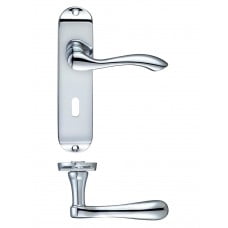 Arundel Lock Door Handle Chrome