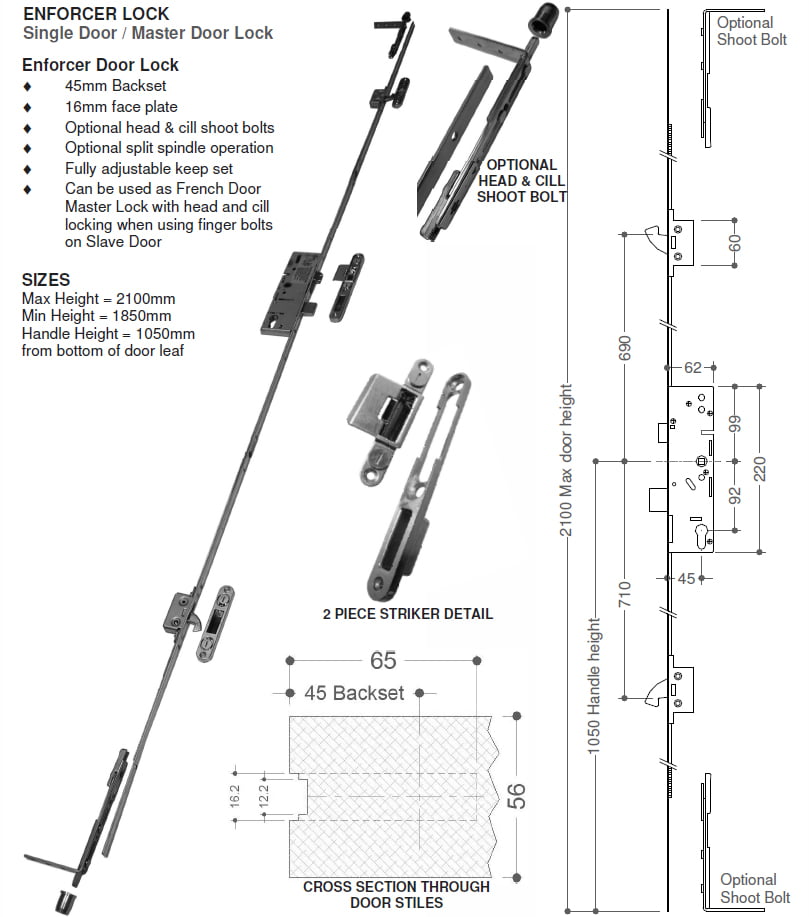 Single Wooden Door Kit (Fit from new) - Image 2