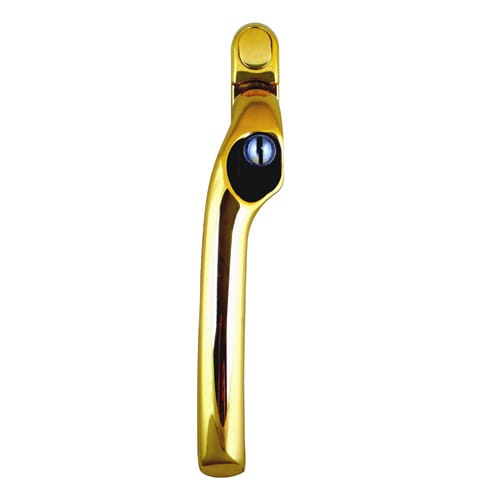 Cranked Window Handle – Gold