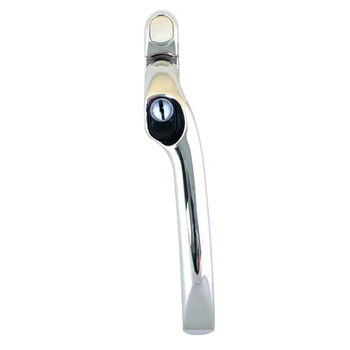 Cranked Window Handle – Chrome