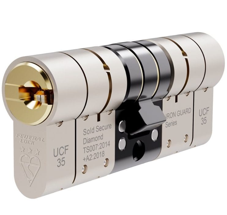 Federal Xtreme XBS 3* TS007 Euro Double Cylinder & Free Graphite Lubricant